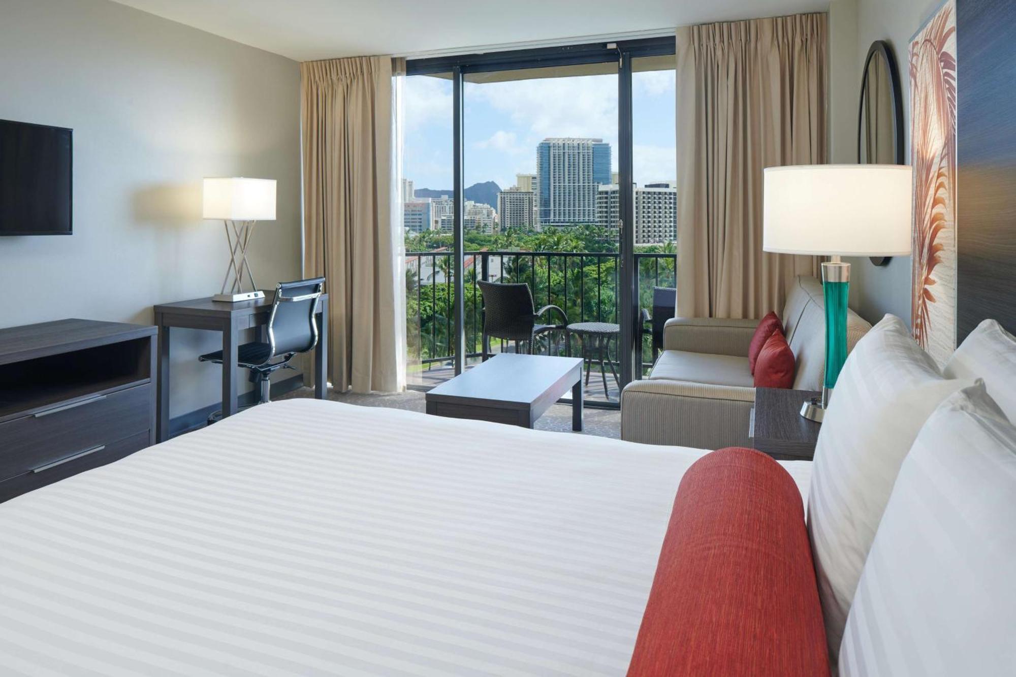 Zimmer mit Blick auf den Diamond Head