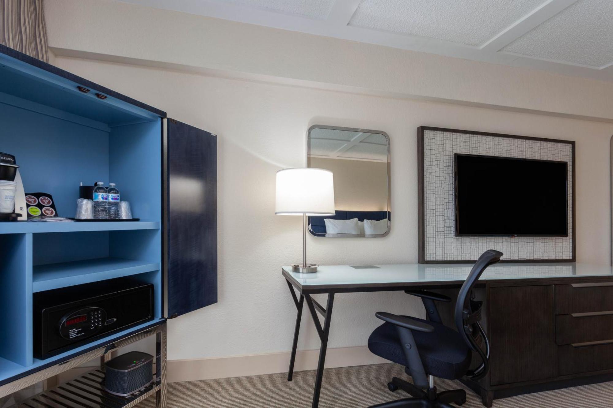 Double Room with Two Double Beds and Pool View - Mobility Accessible/Non-Smoking