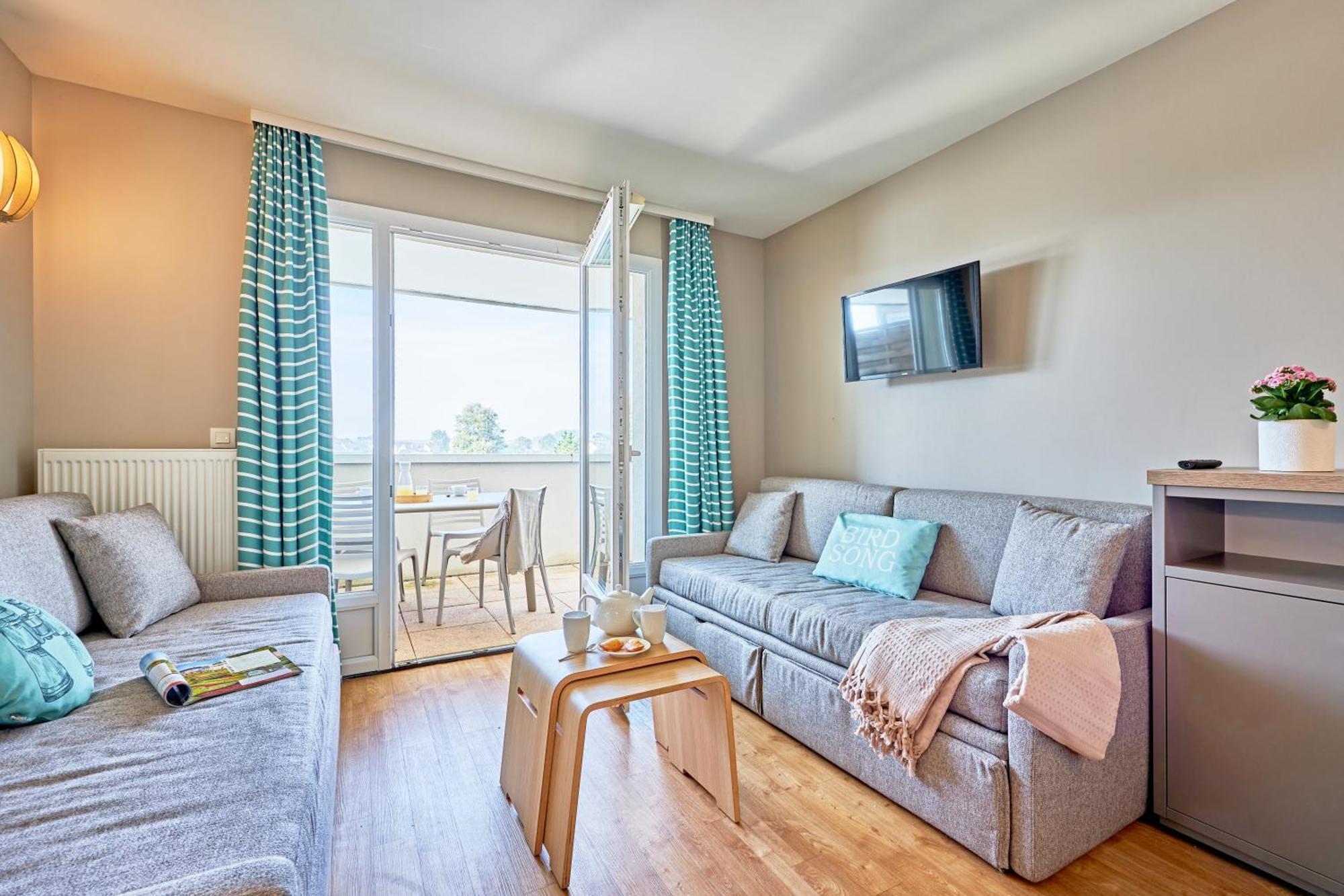 Appartement 1 Chambre avec Terrasse ou Balcon (5 Personnes) - Vue Bocage