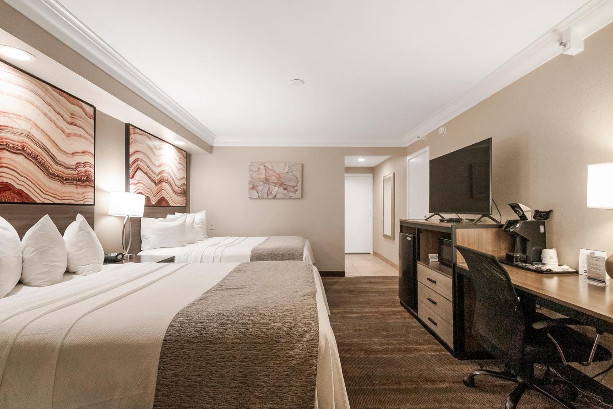 Queen Suite with Roll-In Shower and Sofa Bed - Mobility Accessible/Non-Smoking