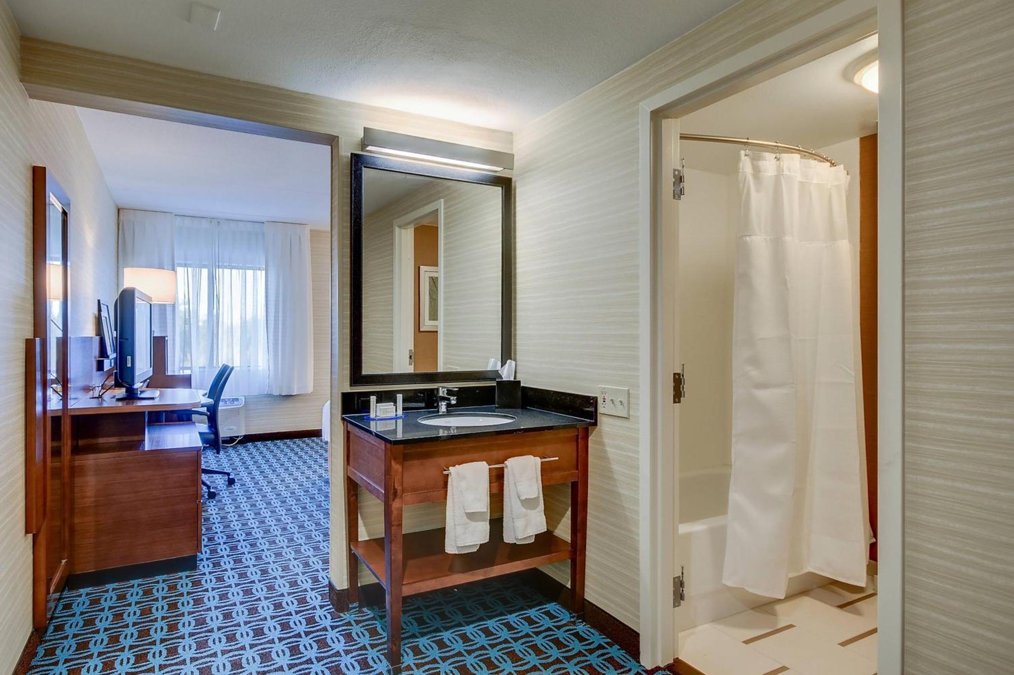Queen Room Roll Shower Mobility Access or Hearing Accessible
