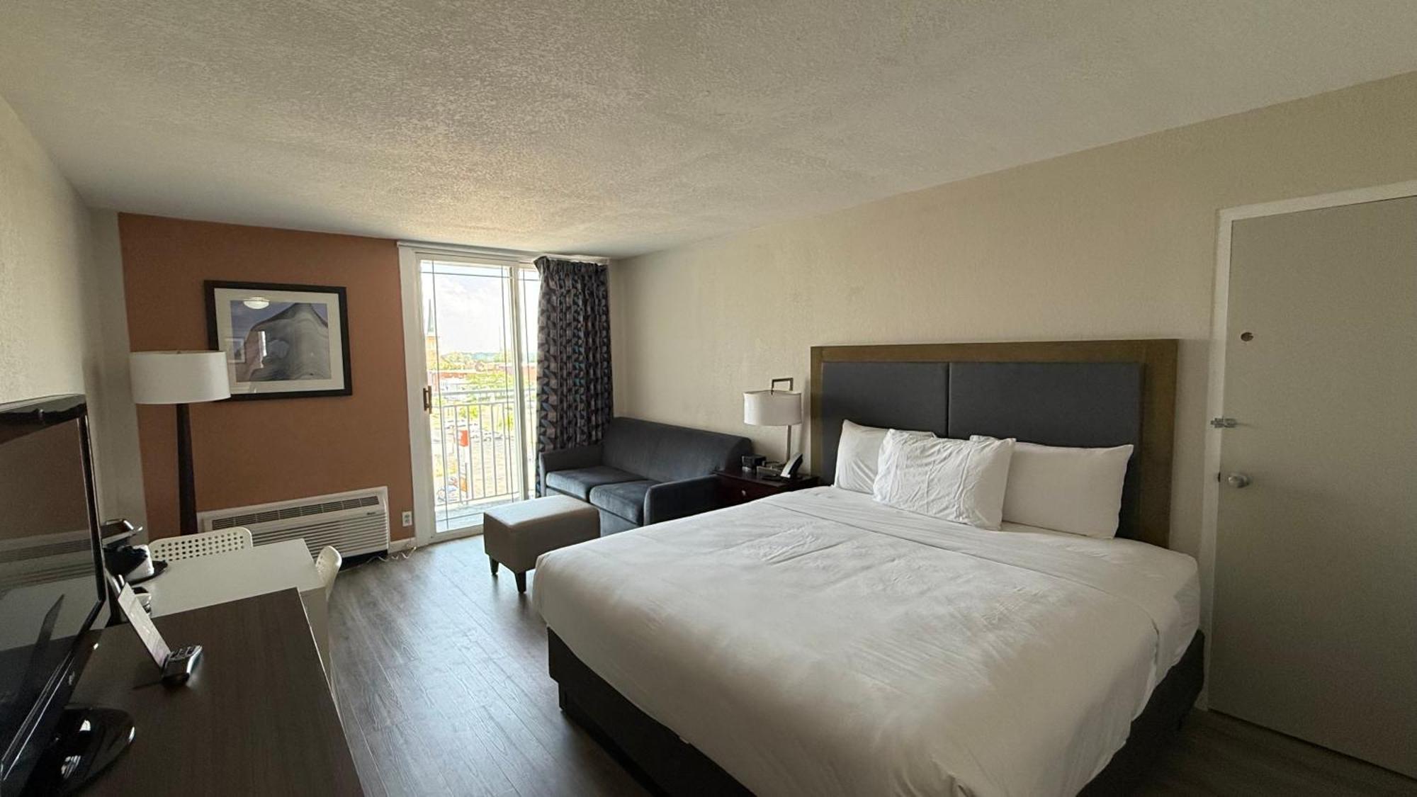 King Room with Roll-In Shower - Disability Access