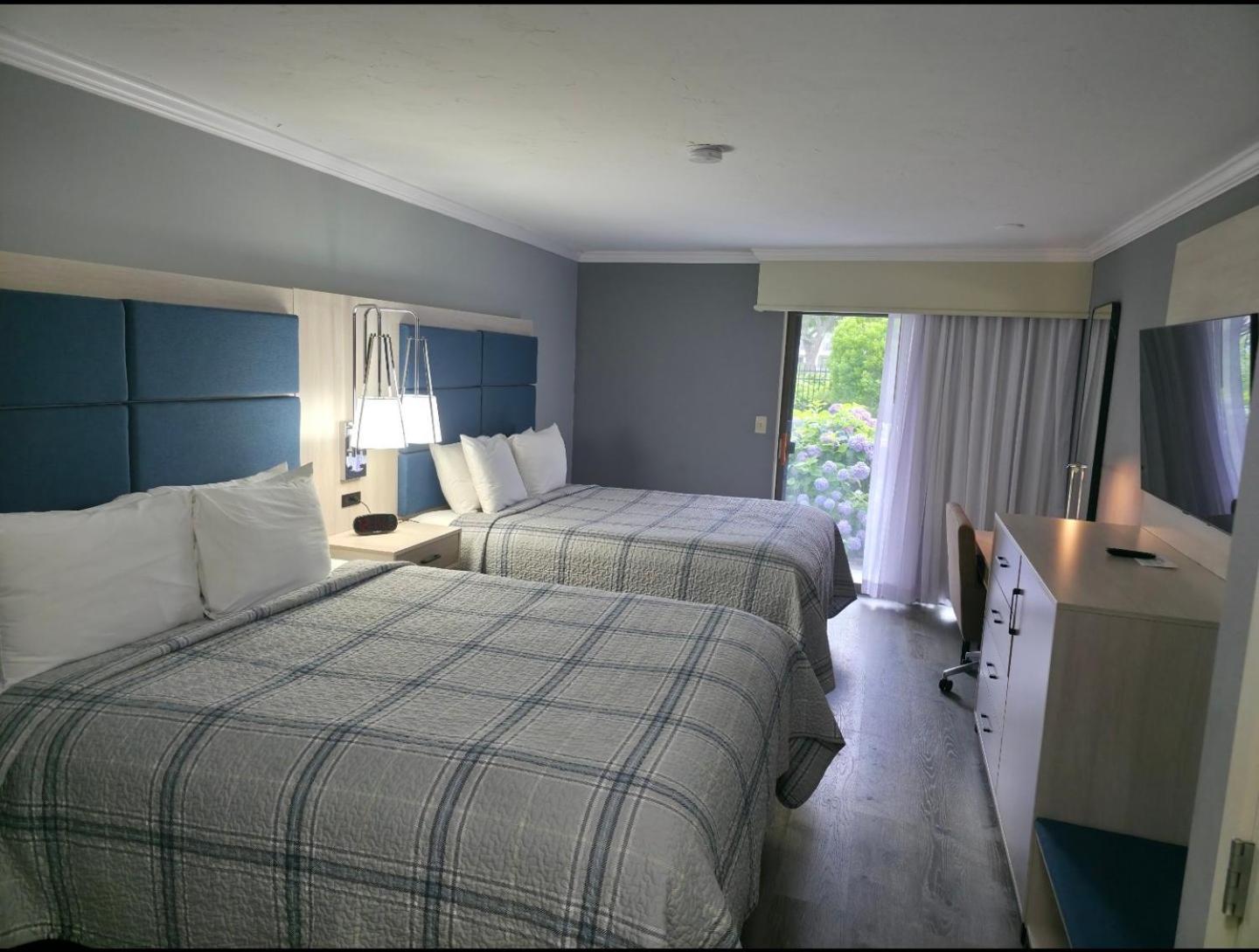 Deluxe Queen Room with Two Queen Beds and Patio - First Floor/Non-Smoking