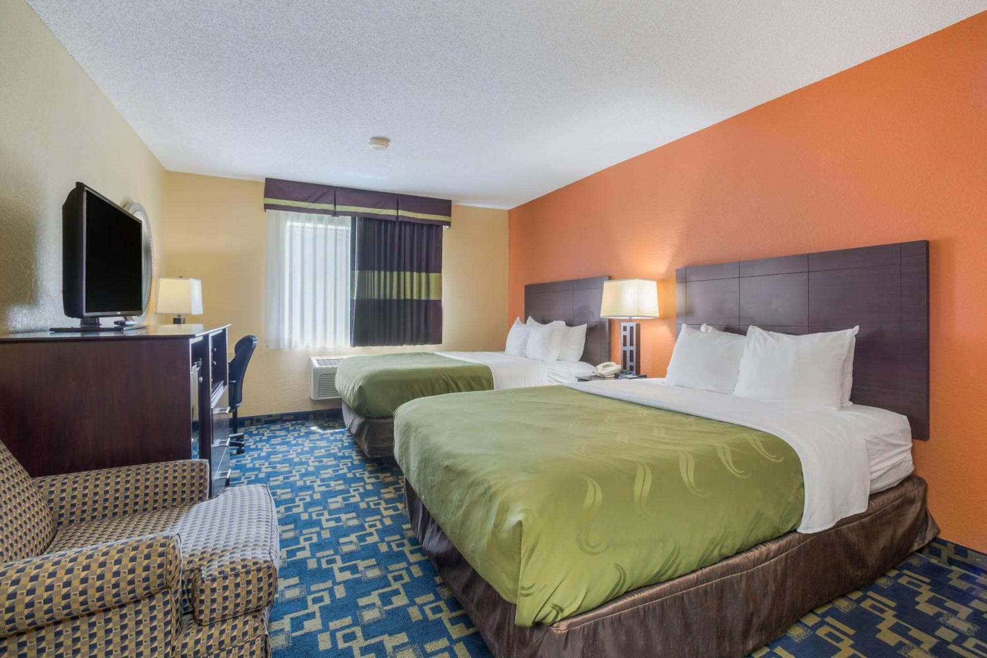 Standard Room Two Double Beds Accessible or Non-Smoking