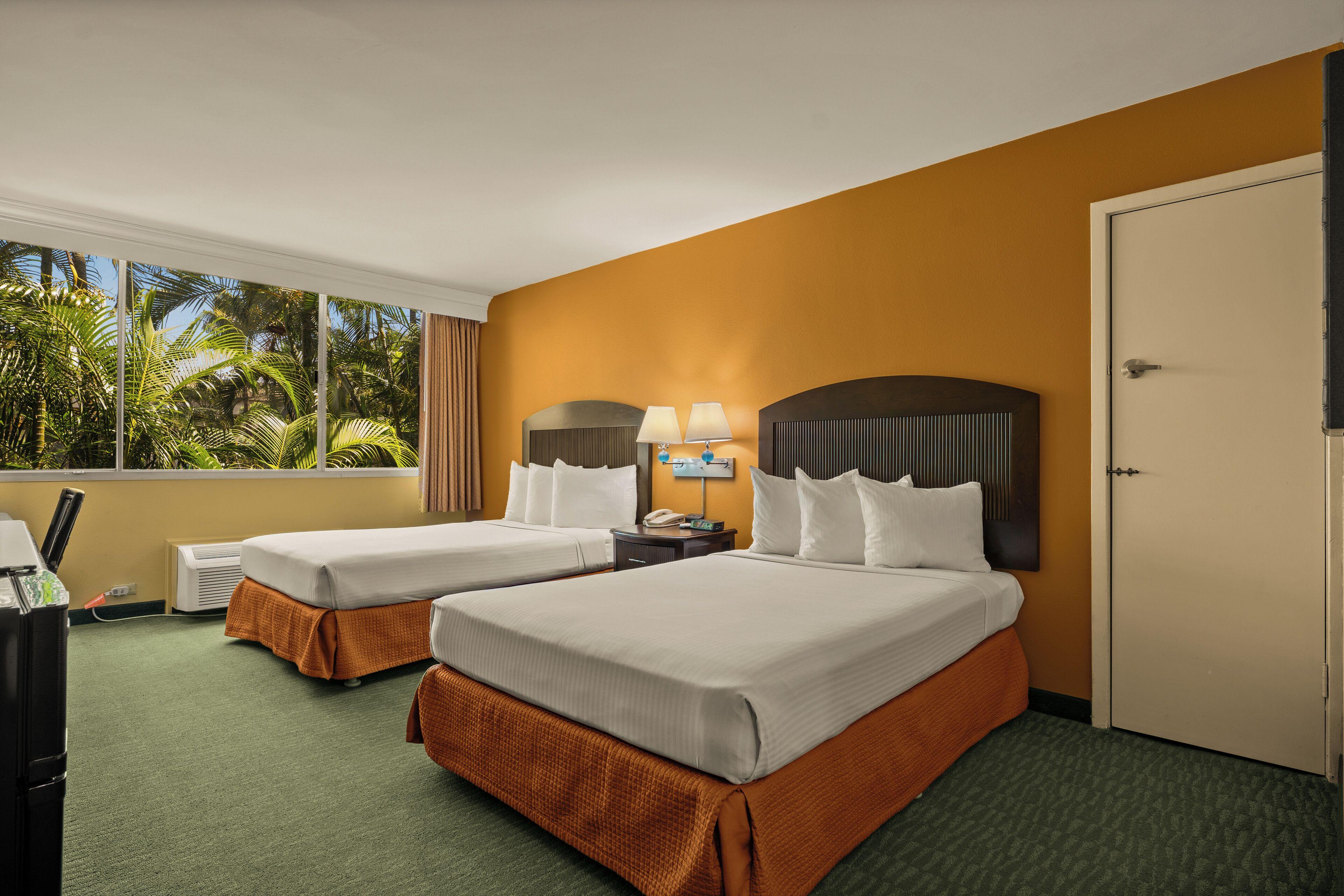 Double Room Two Double Beds Tub Grab Bars Mobility or Hearing Accessible Non-Smoking