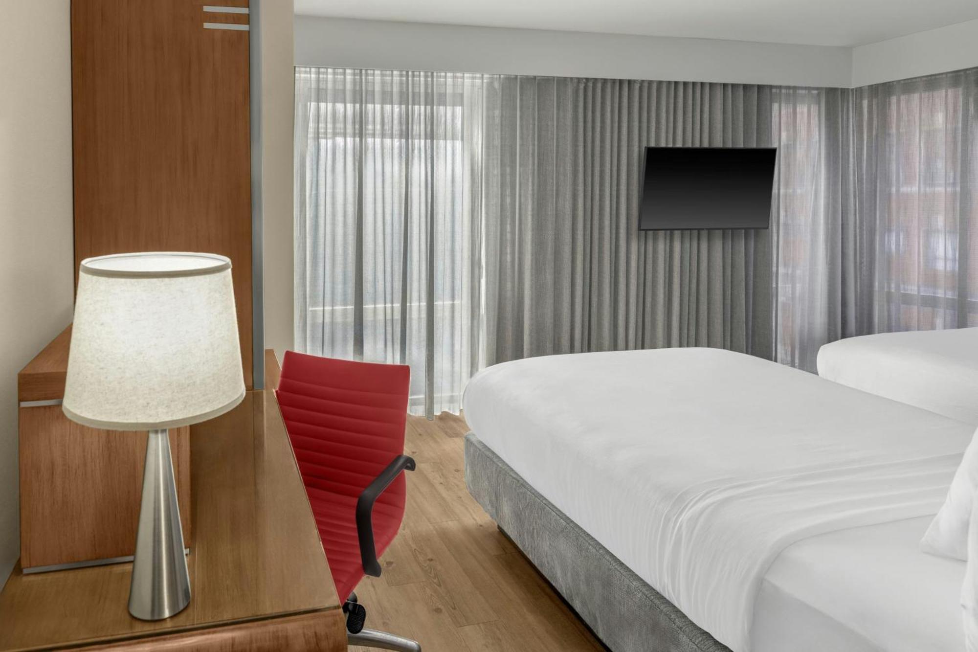 Double Room Two Double Beds Roll Shower Transfer Shower Mobility Access or Hearing Accessible
