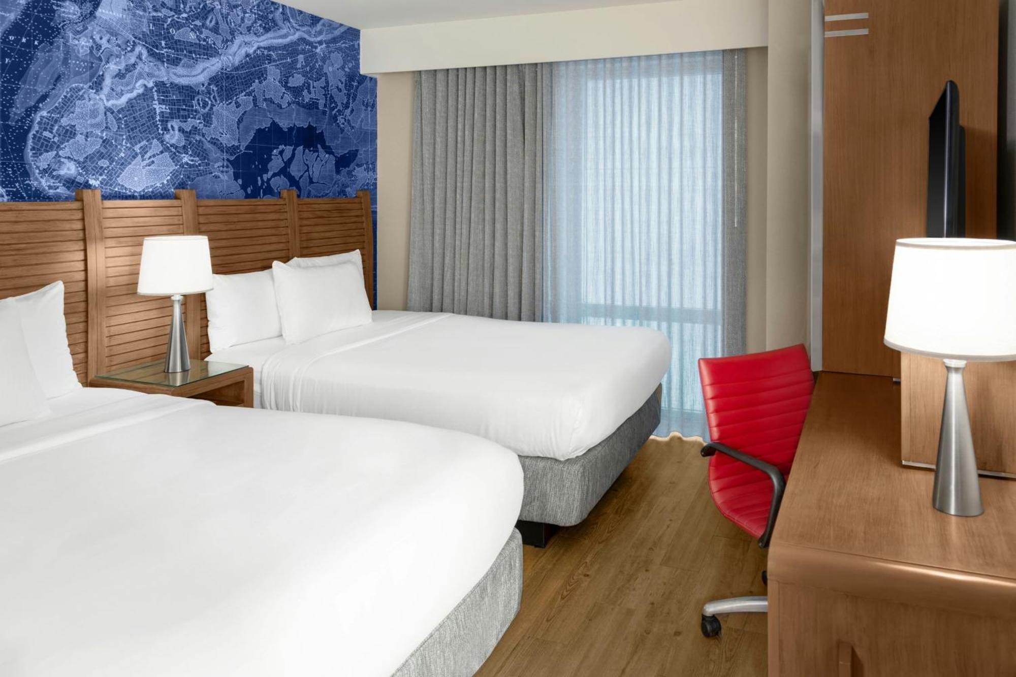Double Room Two Double Beds Roll Shower Transfer Shower Mobility Access or Hearing Accessible