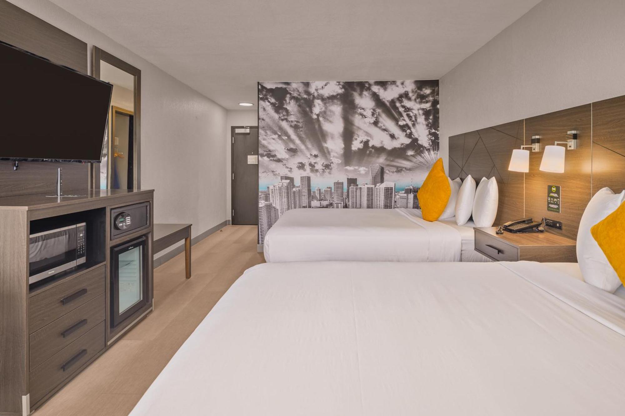 Standard Double Room Two Double Beds Non Smoking