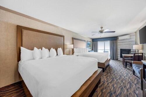 King Suite with Two King Beds and Balcony - Non Smoking