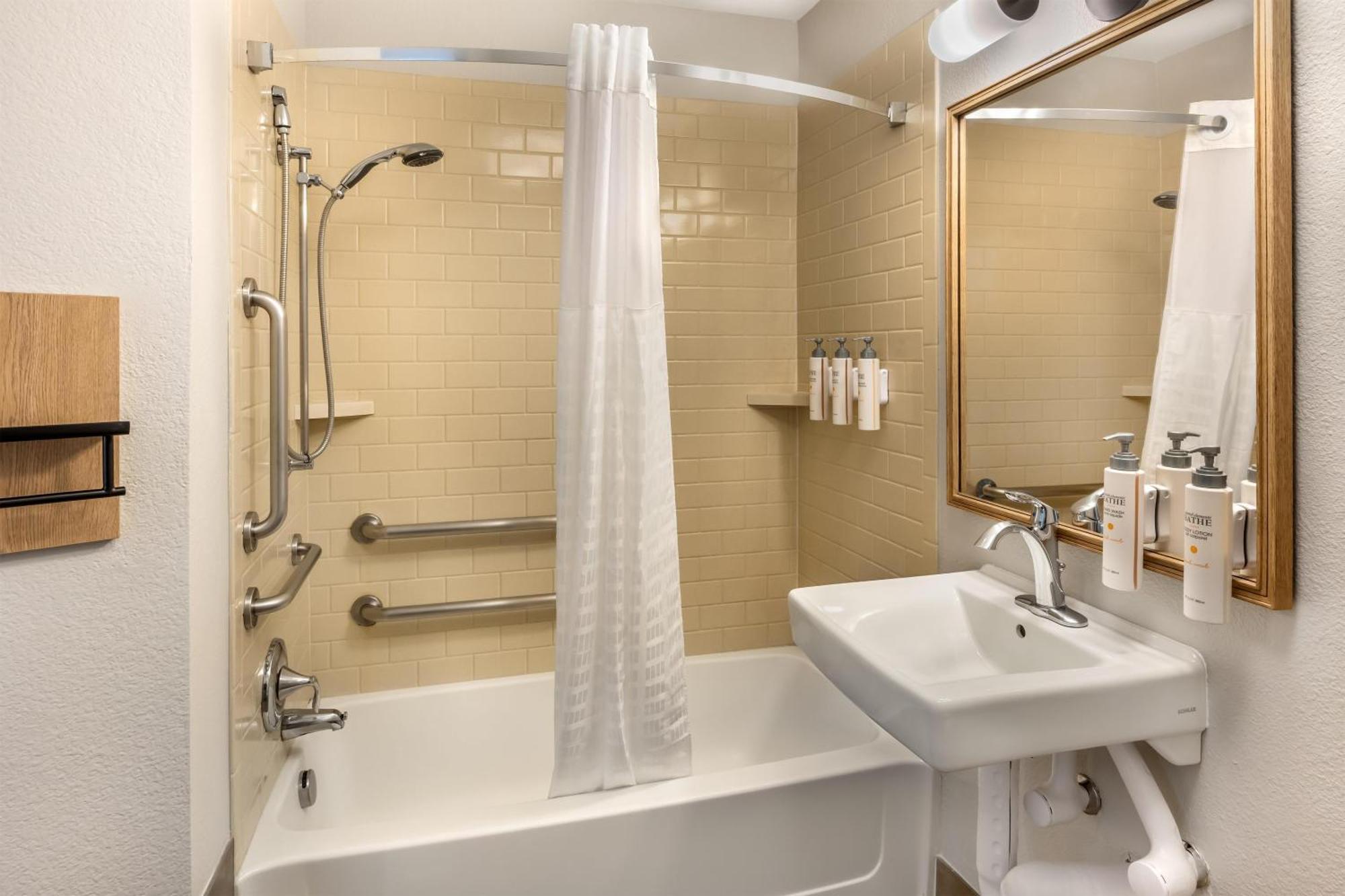 Queen Studio Suite Bathtub Mobility Accessible