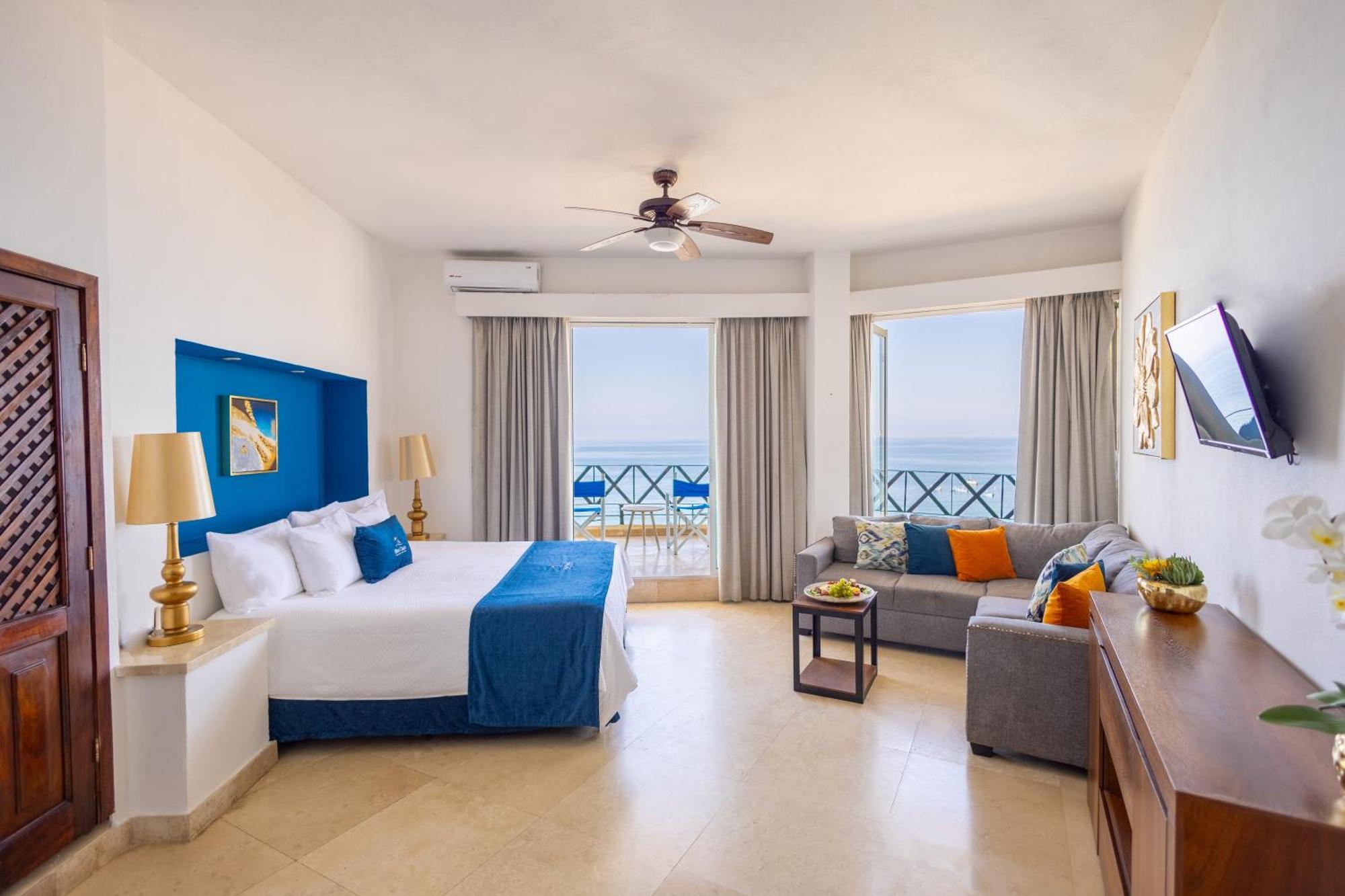 Blue Serene Standard King Bed