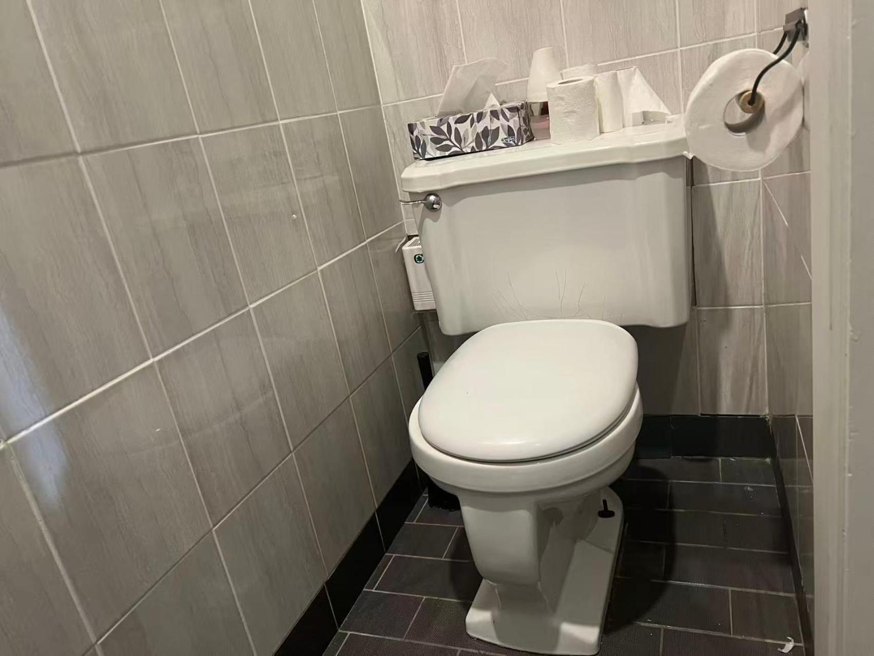 Room Double Bed Shower Shared Restroom