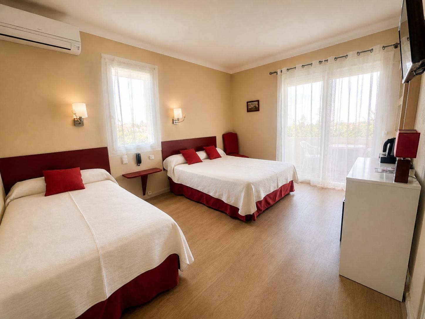 Chambre Triple avec Balcon