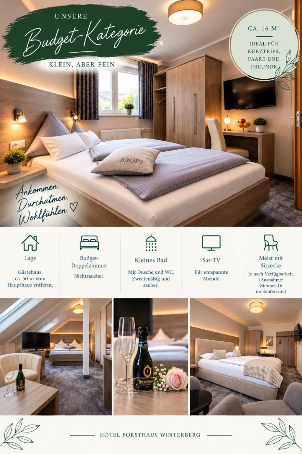 Budget Double Room Souterrain or Top Storey Location Guesthouse