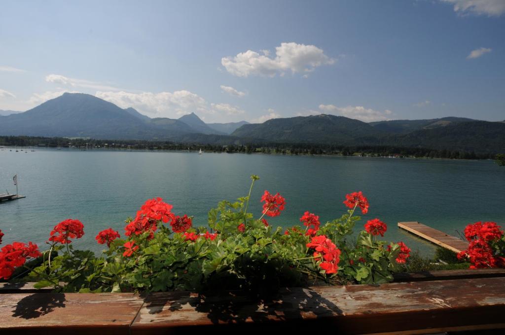 Doppelzimmer mit Balkon und Seeblick