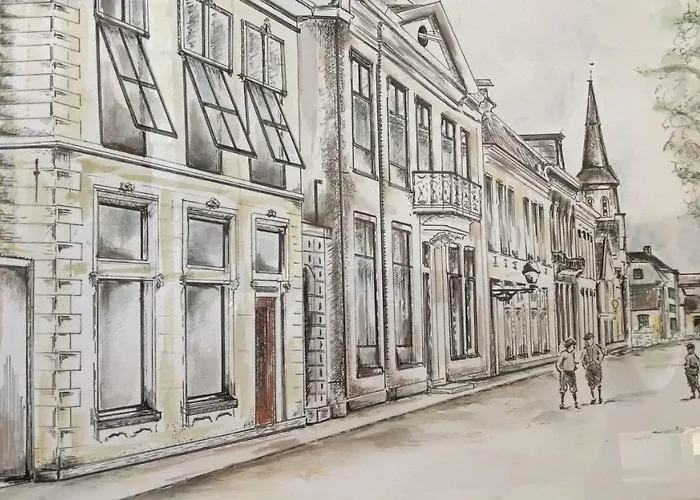 bij DE RODE DEUR