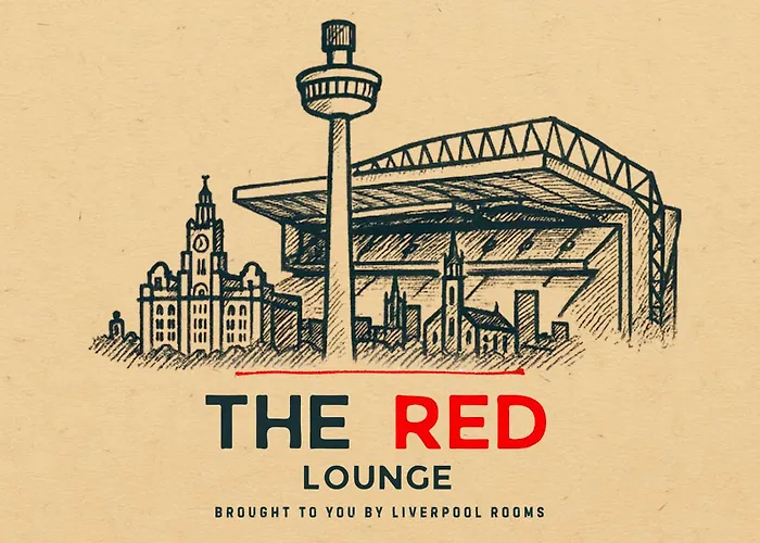 The Red Lounge 1 Ensuite Near Anfield - Double