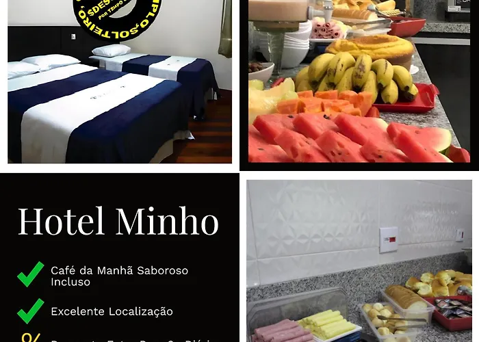 Hotel Minho - Melhor Opção Próximo à 25 de Março, Brás, Bom Retiro, Metrô e Hospital Pérola Byington - Buffet de Café da Manhã Incluso - Super Desc Extra em 2 ou Mais Diárias até Sábado São Paulo