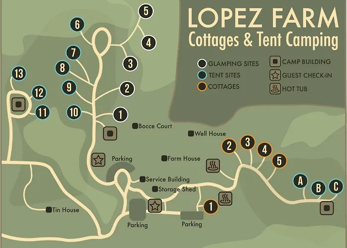 Lopez Farm Cottages & Tent Camping
