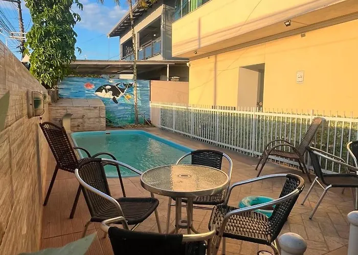 Pousada Com Piscina Perto do Beto Carrero 50 Metros Praia do Trapiche Melhor Localização de Penha