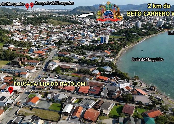 Pousada Ilha do Itacolomi Com Piscina 2km do Beto Carrero