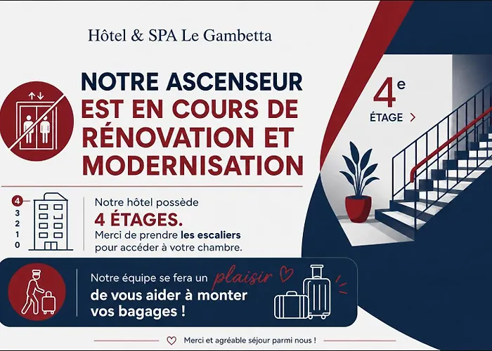 Hôtel&Spa Le Gambetta, Bergerac, Centre ville