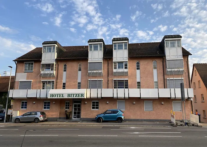 Hotel Bitzer Backnang Zentrum 24h Check In gratis Parkplätze