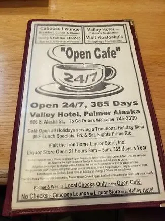 Valley Hotel & 24/7 Open Cafe Palmer